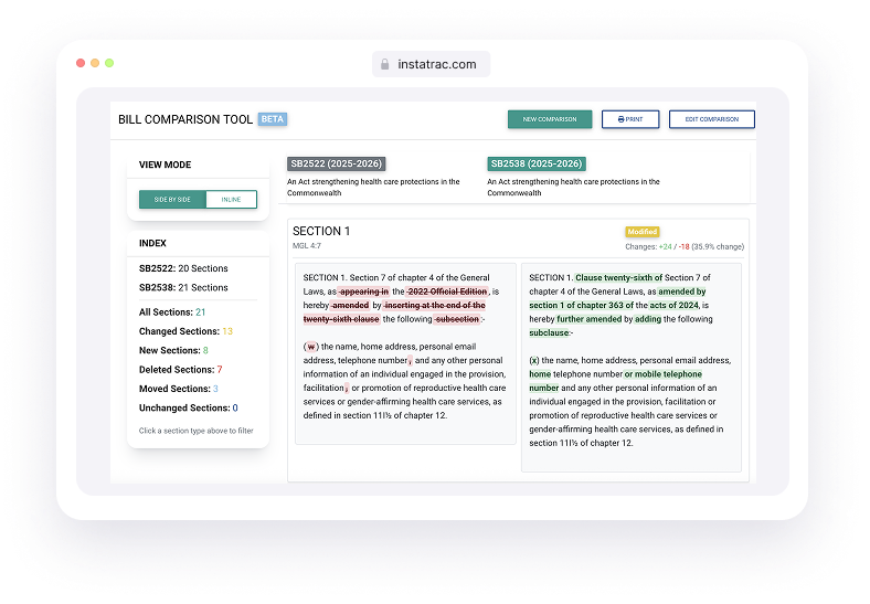 MassTrac Smart Compare screenshot